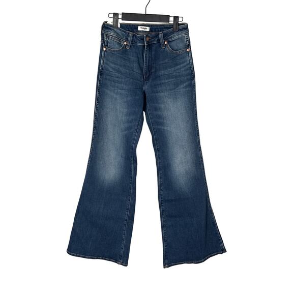 NWT Wrangler Women's Wanderer Dark Wash High Rise Stretch Flare Jeans Size 26 - Picture 3 of 15